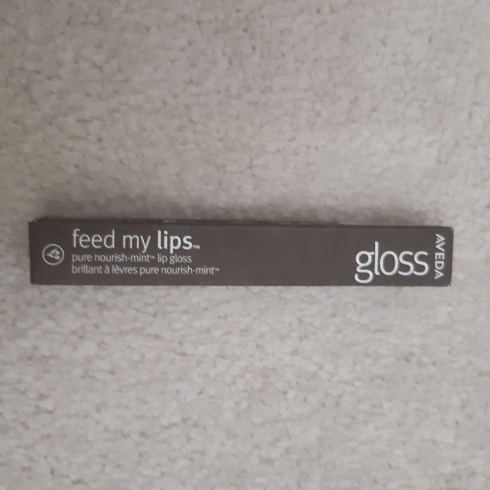 Aveda feed my lips pure nourish-mint lip gloss in colour pepino melon